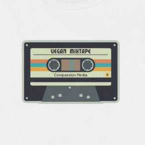 Tape B, Vegan Mixtape, Compassion Media, Kassette, veganes Tanktop
