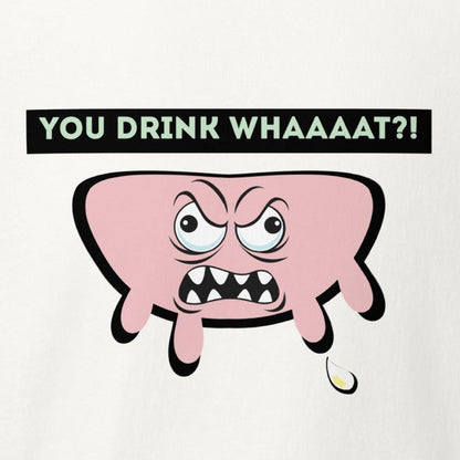 Euter Emoji: You drink what?! Milch Statement-Shirt, veganes T-Shirt, Unisex