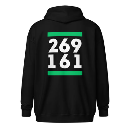269 161, Vegan AFA, Antifa, vegane Sweatjacke / Kapuzenjacke, Unisex