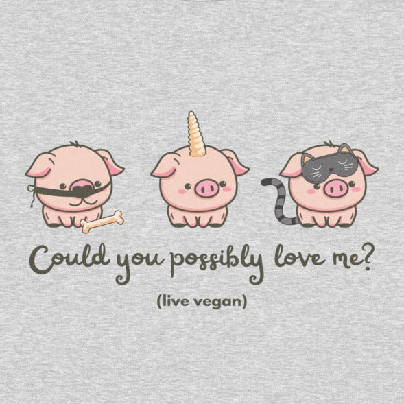 Schwein verkleidet als Hund, Einhorn & Katze, veganes T-Shirt für Kinder und Jugendliche